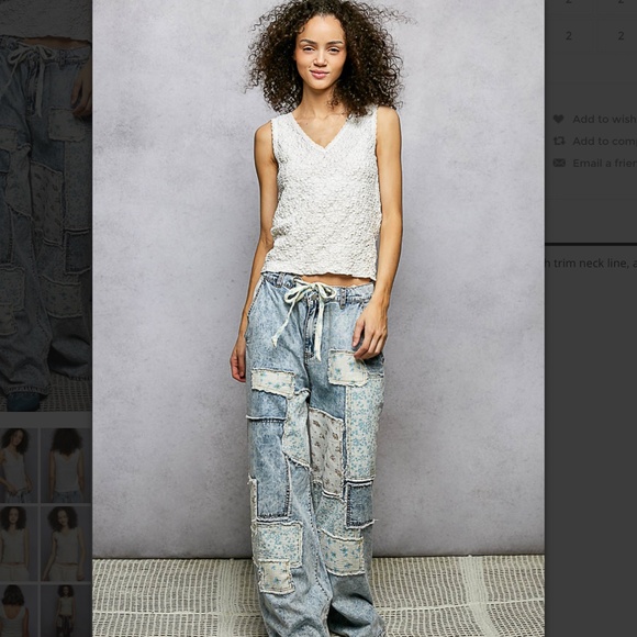 POL “ Norway “ POL Lace Tank Top Detail 64A - Picture 5 of 5